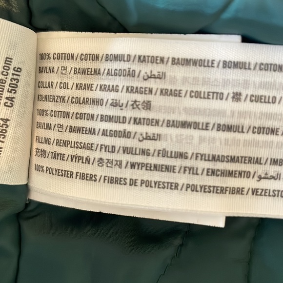 Abercrombie & Fitch Olive Green Sherpa Jacket Size Small - Picture 12 of 14